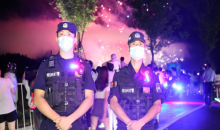 州庆烟花璀璨夺目，都匀公安护你平安
